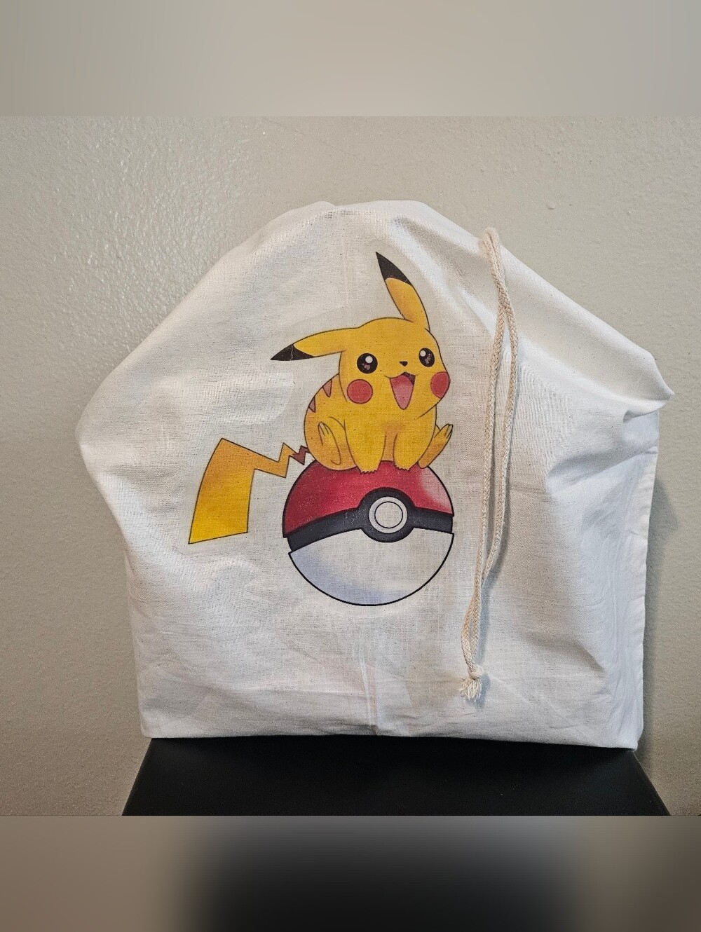 Marc Jacobs The Tote Bag Customized with Pokémon Patches- Black Small w/Dust Bag - Picture 5 of 6